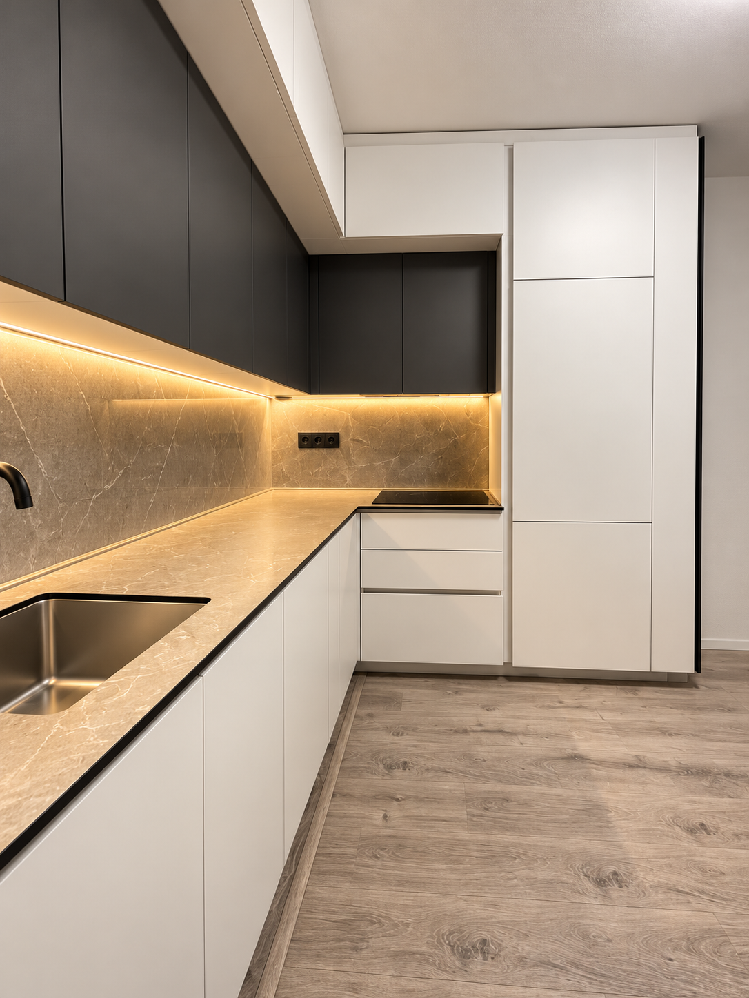 modern scandinavian kitchen interior